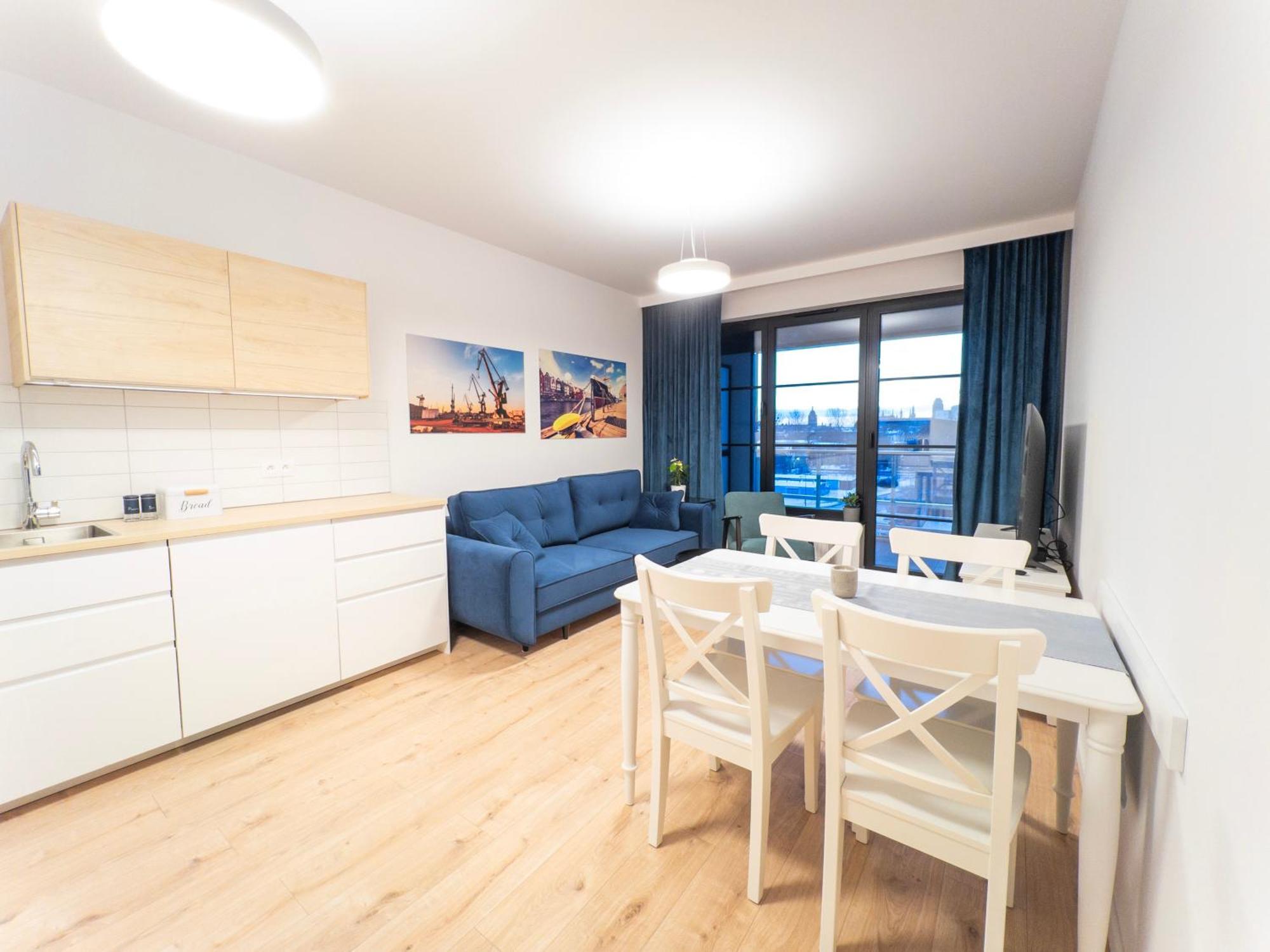 Apartament Z Dwiema Sypialniami + Parking Гданьск Экстерьер фото