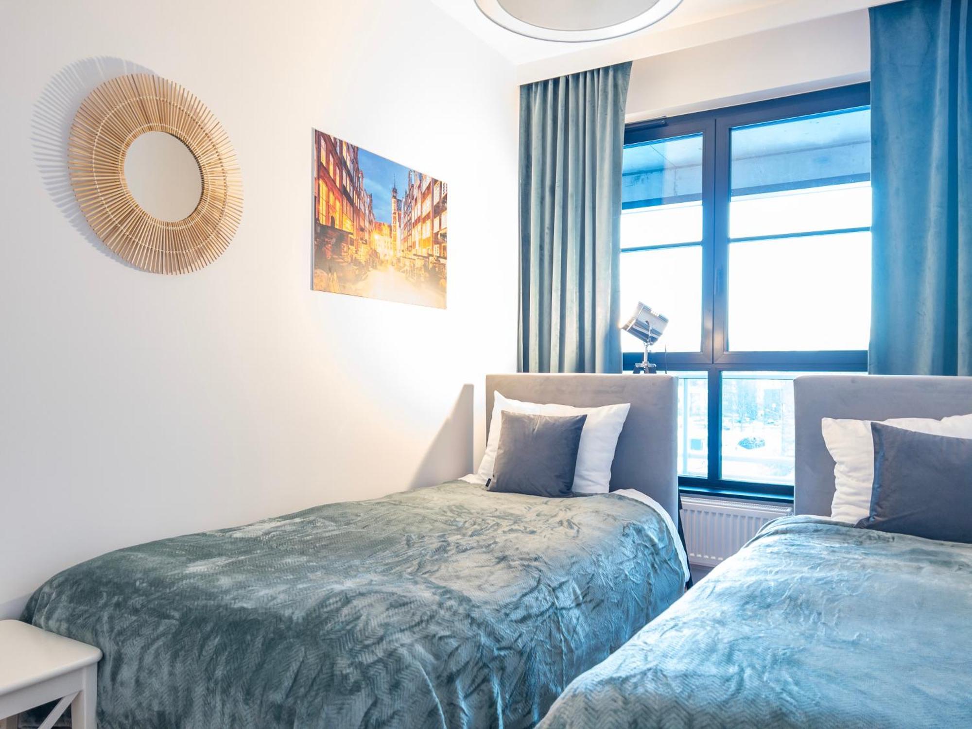 Apartament Z Dwiema Sypialniami + Parking Гданьск Экстерьер фото