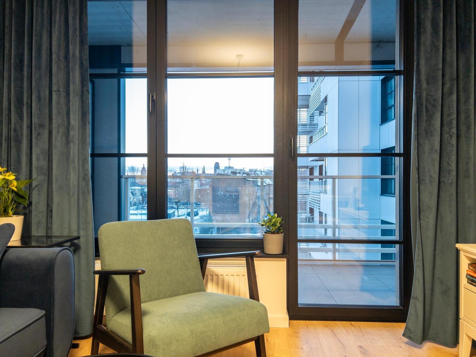 Apartament Z Dwiema Sypialniami + Parking Гданьск Экстерьер фото